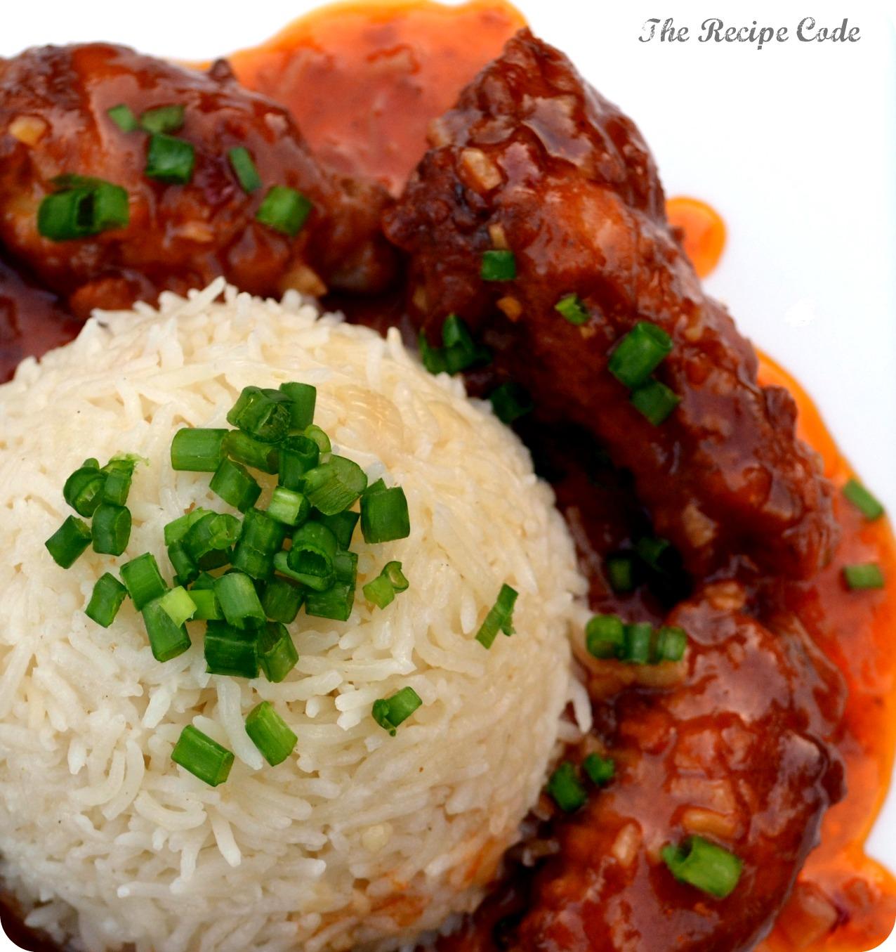 The Recipe Code Chicken Wings with Garlic Rice