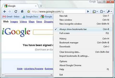How to Show Google Chrome Bookmarks Bar | CHAROTERO - A Personal