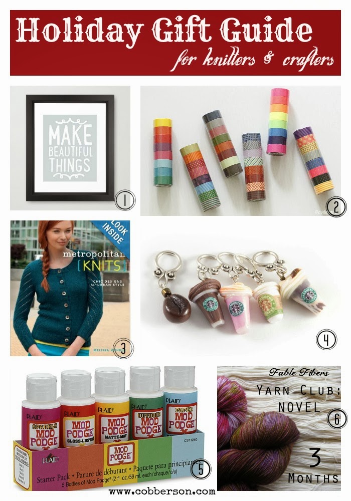 Holiday Gift Guide for Knitters and Crafters: Cobberson.com