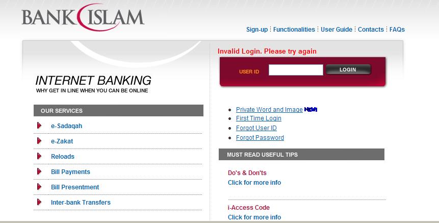Bimb online banking login