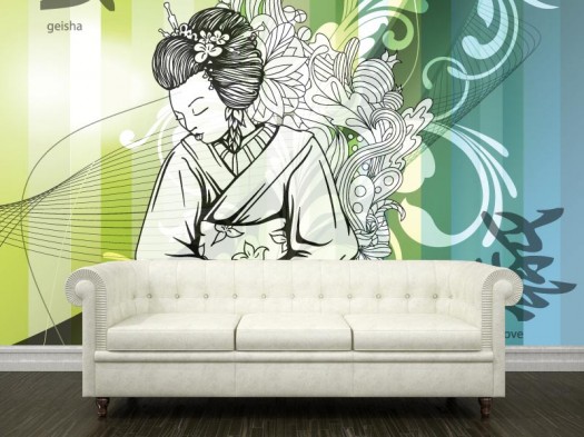 Japanese Wallpaper Mural interior