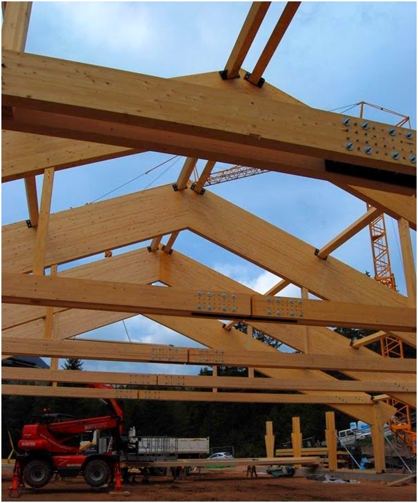 Dầm gỗ vân sam - Hướng mới cho sử dụng gỗ trong kết cấu