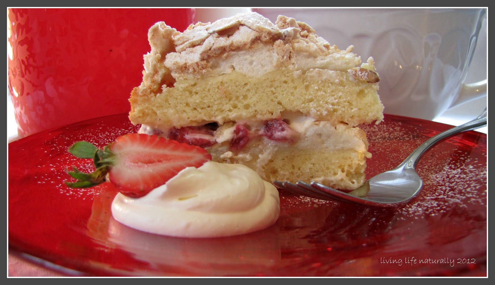 living life......naturally! Almond Meringue Dream Cake