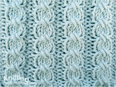 Cross-Stitch Cable Knitting Stitch Patterns