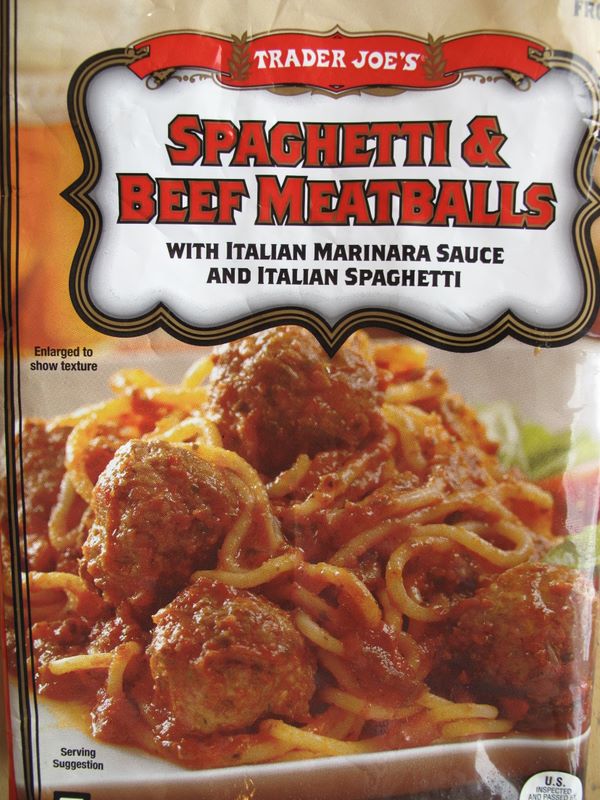 Trader Joe’s Frozen Spaghetti and Beef Meatballs Club Trader Joe's