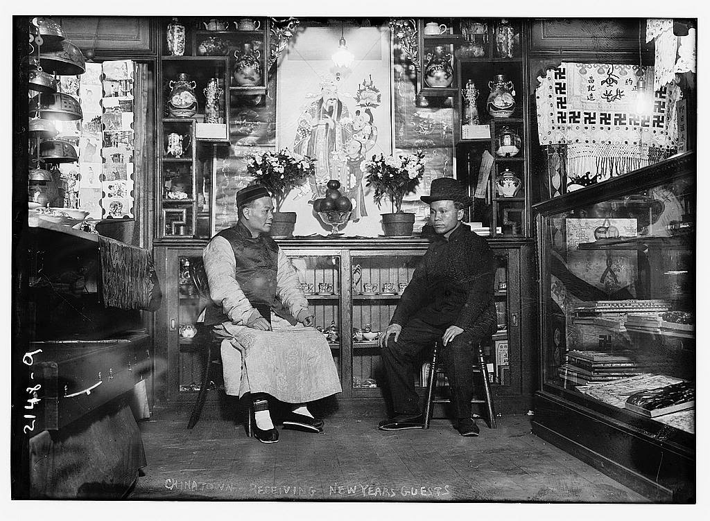 Pictures of Lunar New Year in Chinatown, New York, ca. 1910 ~ vintage
