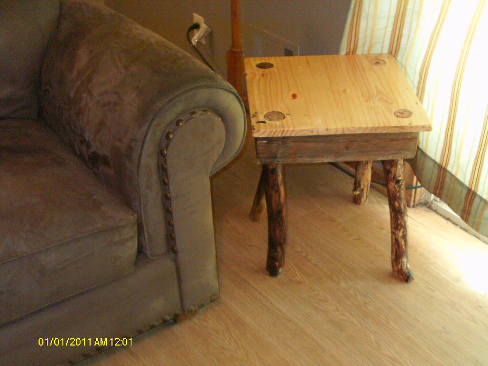 Handmade Rustic & Log Furniture: Reclaimed Barnwood Hutch and 2 Handmade Rustic & Log Furniture: Reclaimed Barnwood Hutch and 2