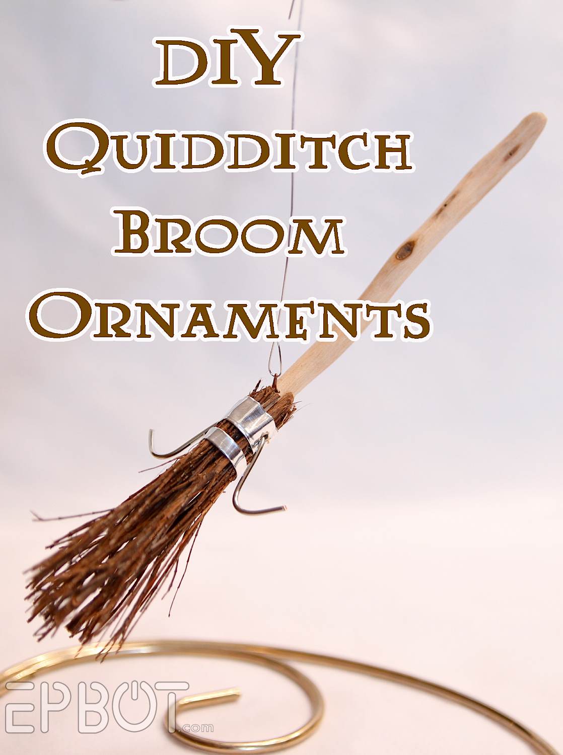 epbot diy harry potter quidditch broom ornaments christmas sweater harry potter