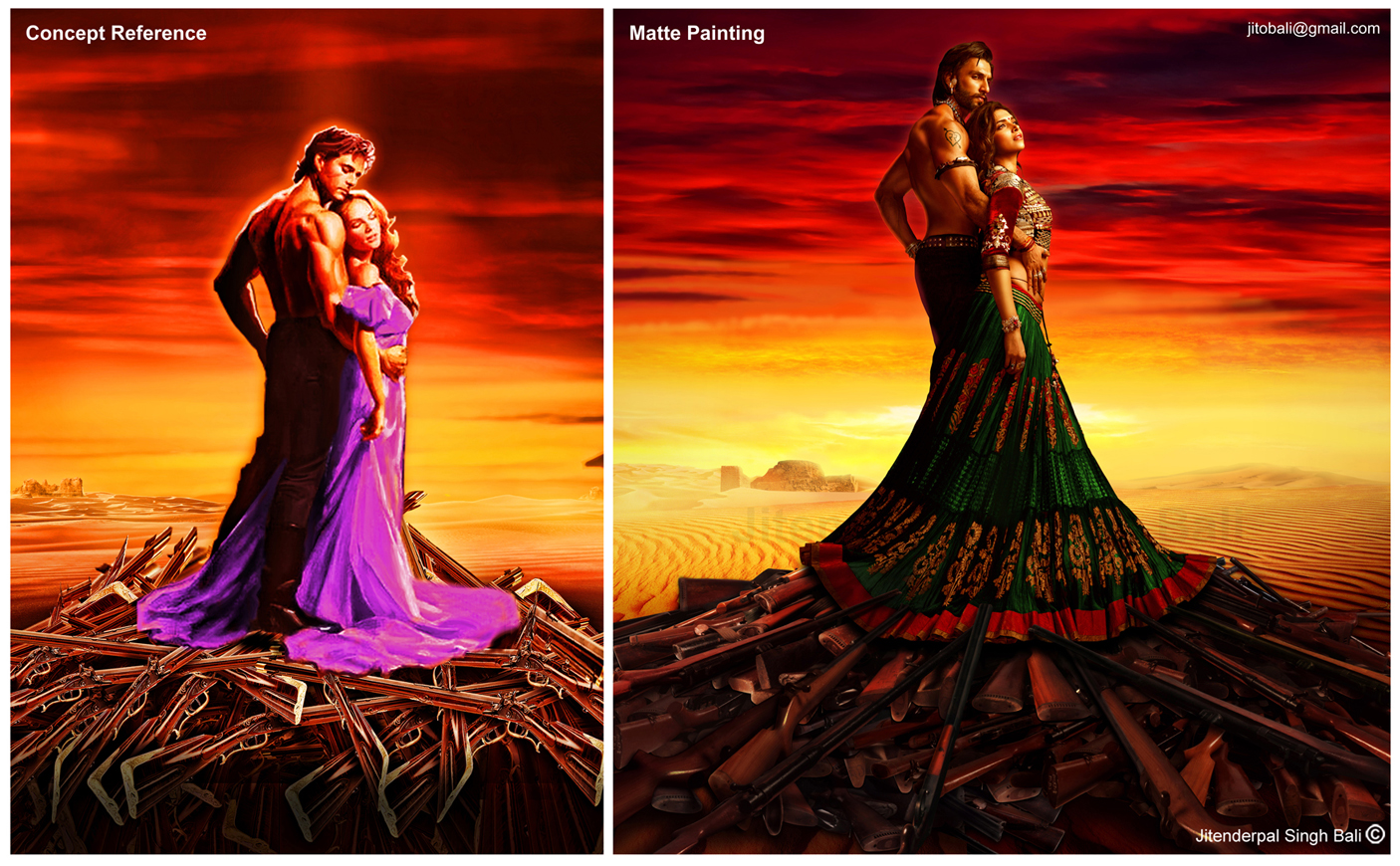 My Artwork Movie Poster matte painting