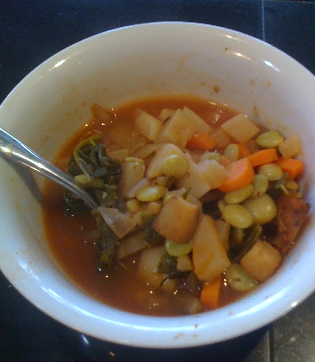 Veg*n Cook Lima bean & root vegetable stew