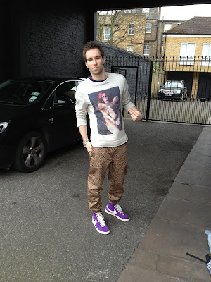 Ciaran Dunne Leopard Print Joggers Ciaran Dunne Fashion Model