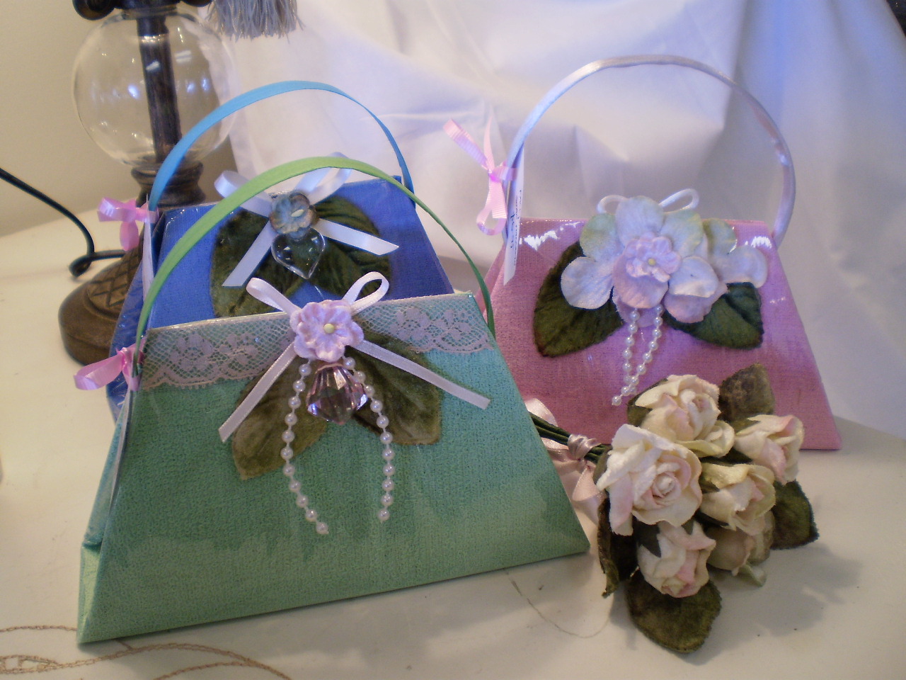 Hume Cottage Face cloth handbags