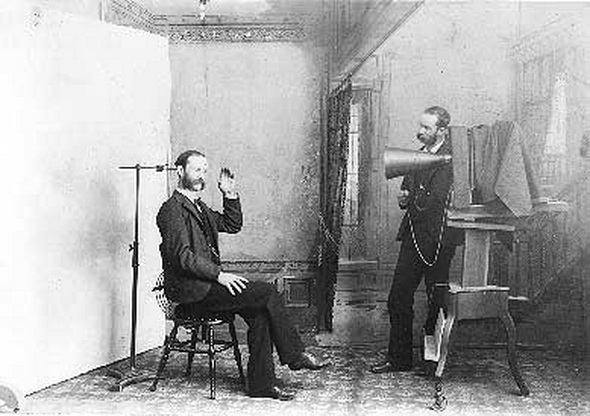 Louis Daguerre, is a French, daguerreotype, photography of daguerreotype