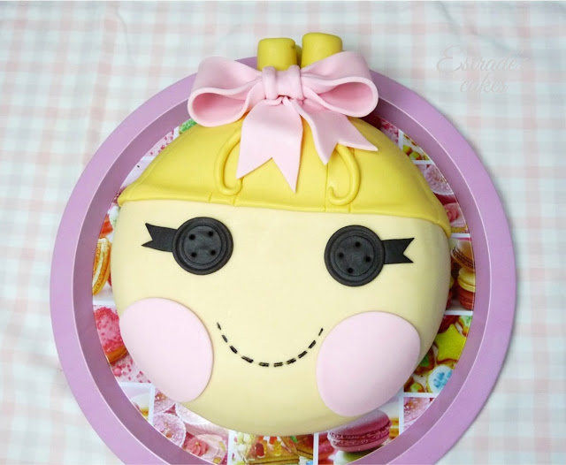 Tarta lalaloopsy Cenicienta de fondant - 01