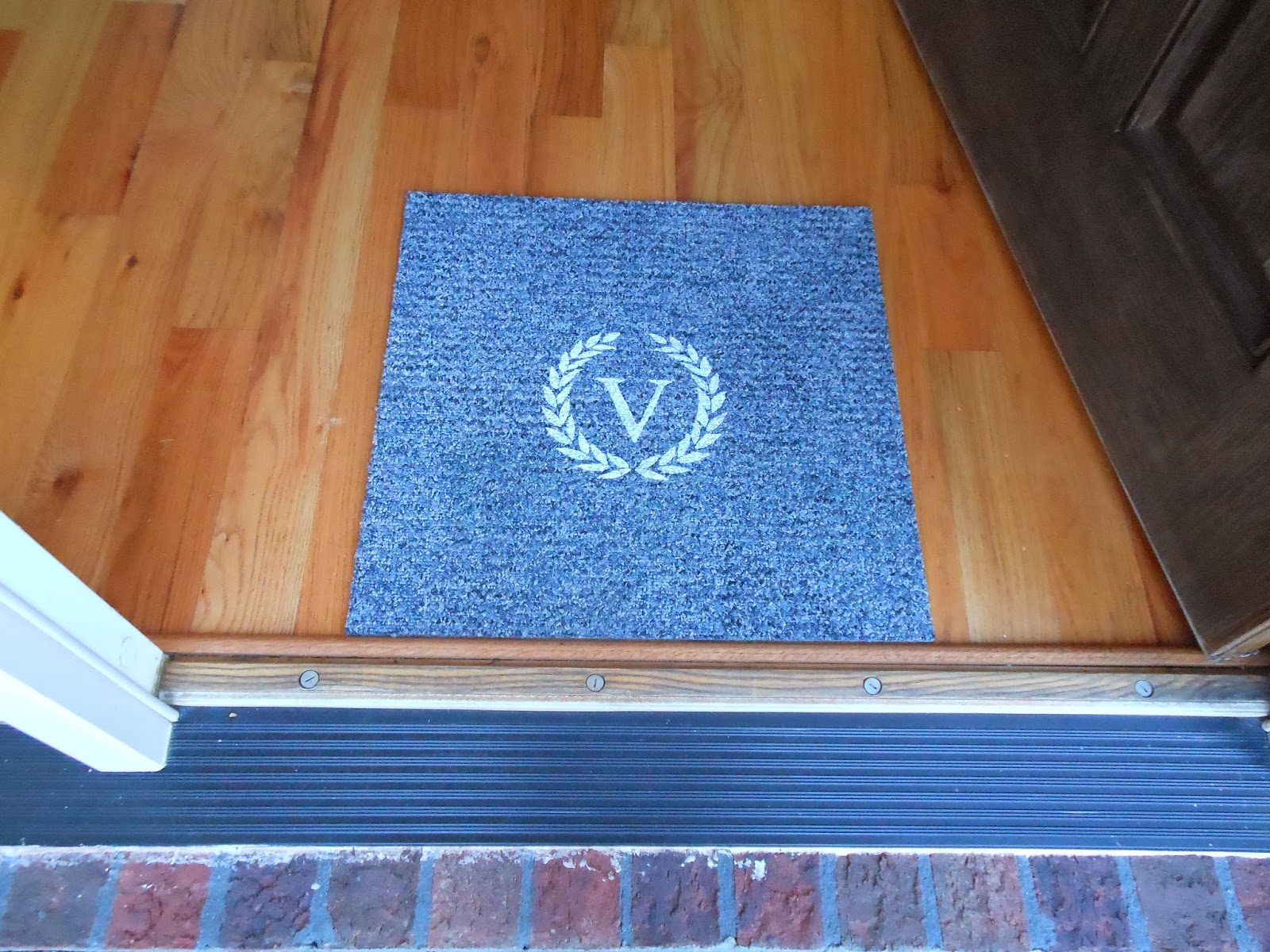 Ashley Lynn. Dollar Tree Monogram Door Mat