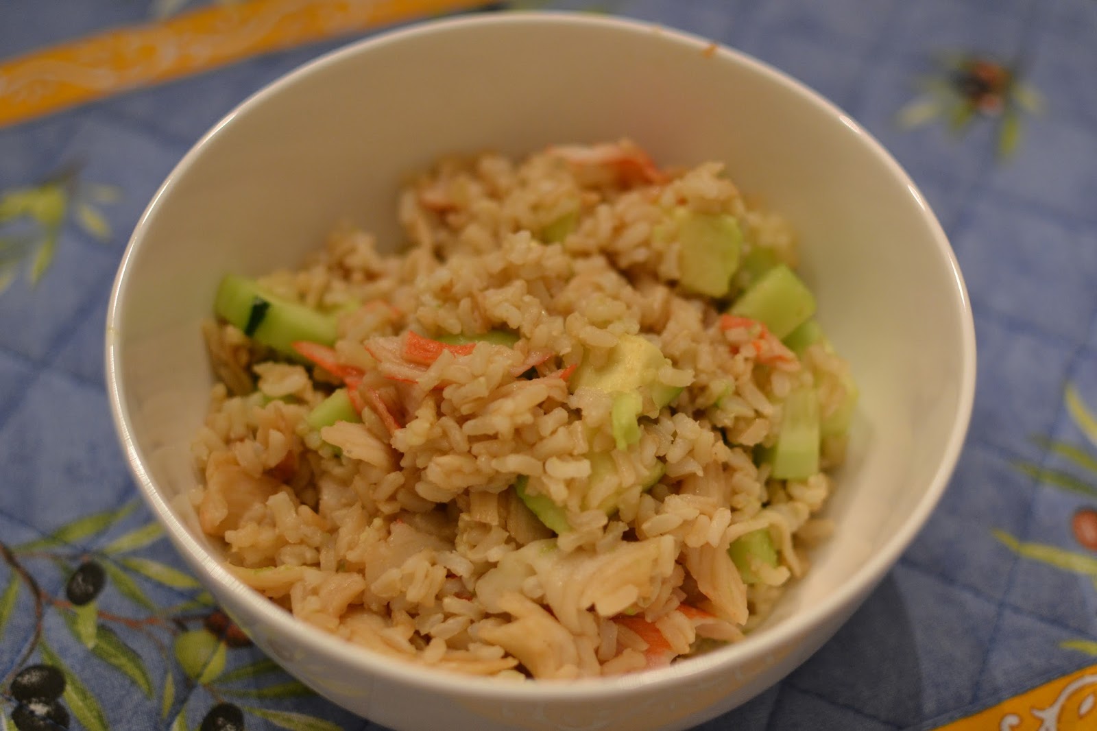 the eibls: Deconstructed sushi California roll