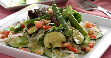 Cocina para Diabeticos, Ensalada de Esparragos y Pepino Cocina para Diabeticos, Ensalada de Esparragos y Pepino