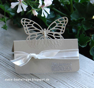 pop up schmetterlings-Tischkarte pop up schmetterlings-Tischkarte mit Stampin Up thinlit