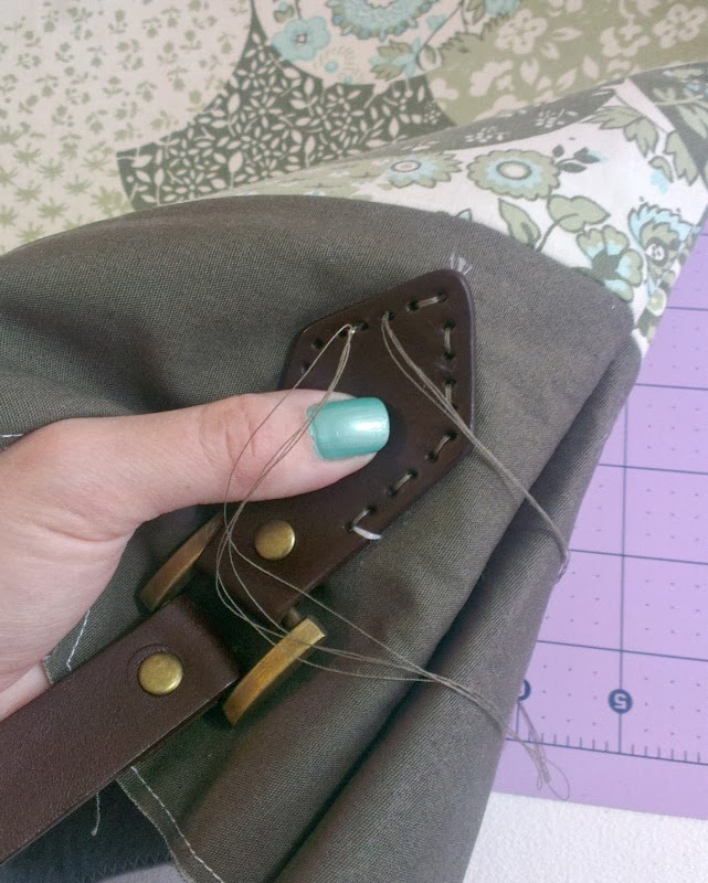 Mrs H the blog How to attach leather handles