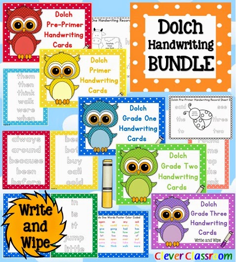 Dolch Handwriting Center Cards Bundle - {all five lists} - Write and Wipe Polka Dot Theme PDF file  Your writing centers are all ready to go with these easy to use Dolch Handwriting cards - write and wipe.  Includes 5 Dolch sets: Dolch Pre-Primer Words Dolch Primer Words Dolch Grade One Words DolchGrade Two Words and  Dolch Grade Three Words Dolch Handwriting Center Cards Bundle - {all five lists} - Write and Wipe Polka Dot Theme PDF file  Your writing centers are all ready to go with these easy to use Dolch Handwriting cards - write and wipe.  Includes 5 Dolch sets: Dolch Pre-Primer Words Dolch Primer Words Dolch Grade One Words DolchGrade Two Words and  Dolch Grade Three Words