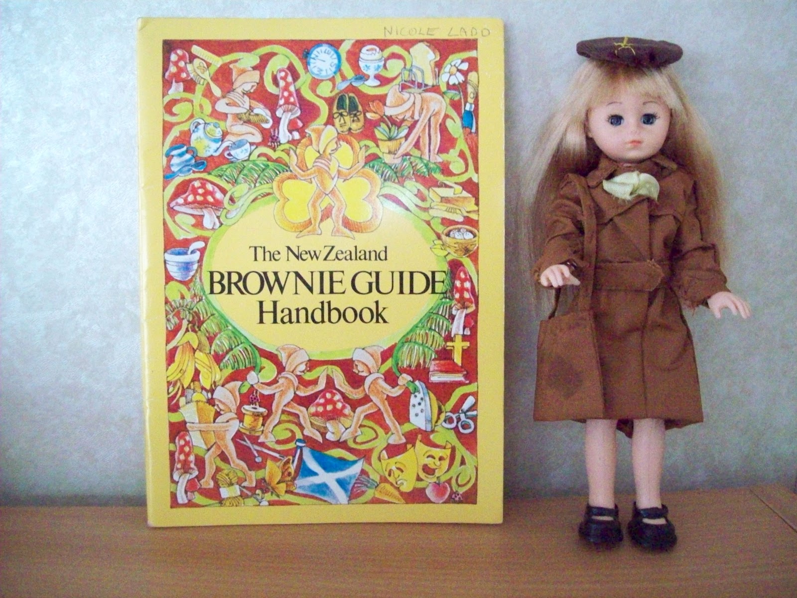 Kowhai Corner Ginny Doll and Friends Girl Guides NZ Brownie Uniforms