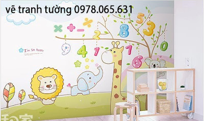 vẽ tranh tường mầm non,mẫu giáo vẽ tranh tường mầm non ,tranh tường mẫu giáo đẹp