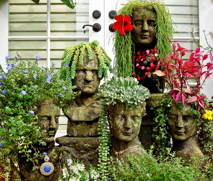 Perennial Passion I LOVE these Head Vases