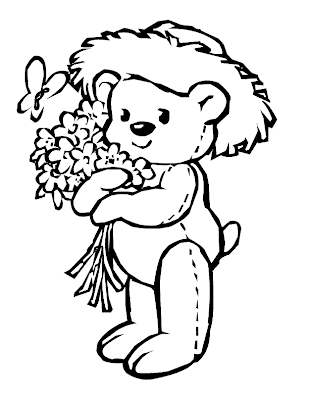 Butterfly and Flower Coloring Pages