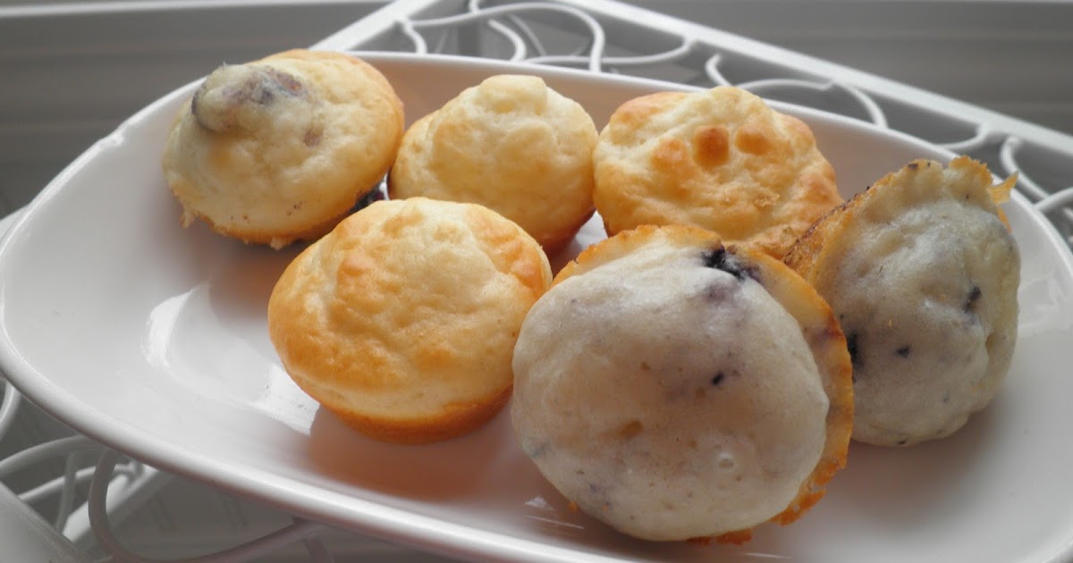Secrets from the Cookie Princess Mini Pancake Muffins with Blueberries