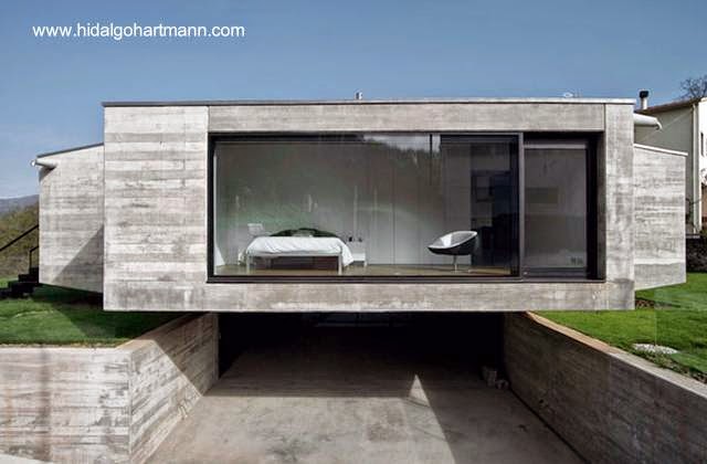 Casa Pocafarina - Hidalgo Hartmann Arquitectura Casa residencial minimalista en Girona, España