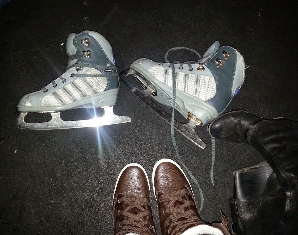 My Broken Ankle =( 2 years 4 months Ice Skating Work Holiday Party