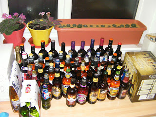 party booze bottles ready