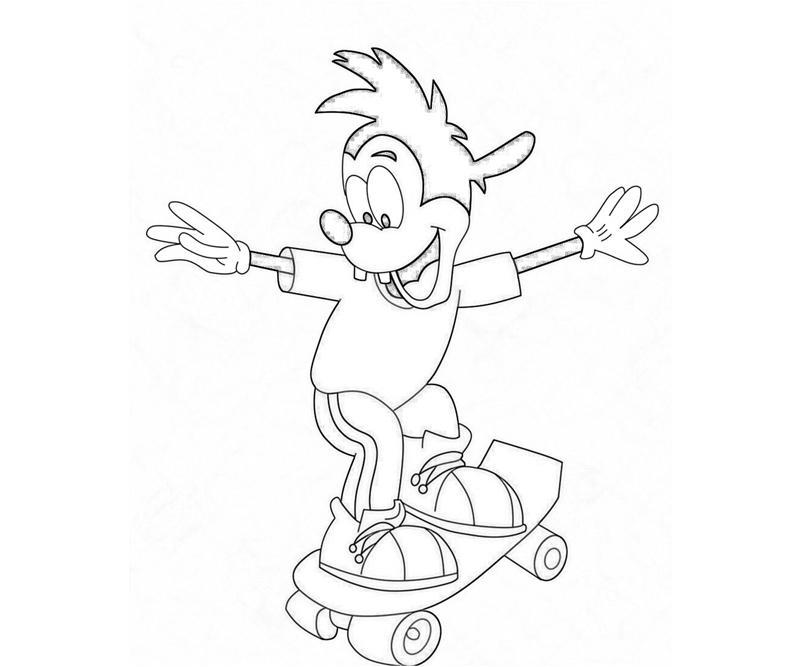 Max Goof Skate Coloring Pages max-goof-skate-coloring-pages