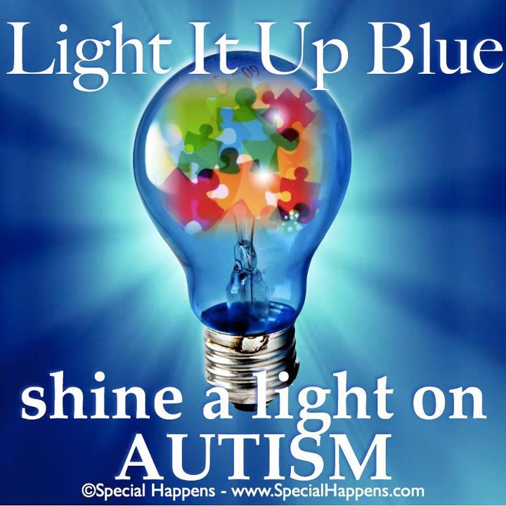 My Unique Flowers Light It Up Blue for Autism Awareness!