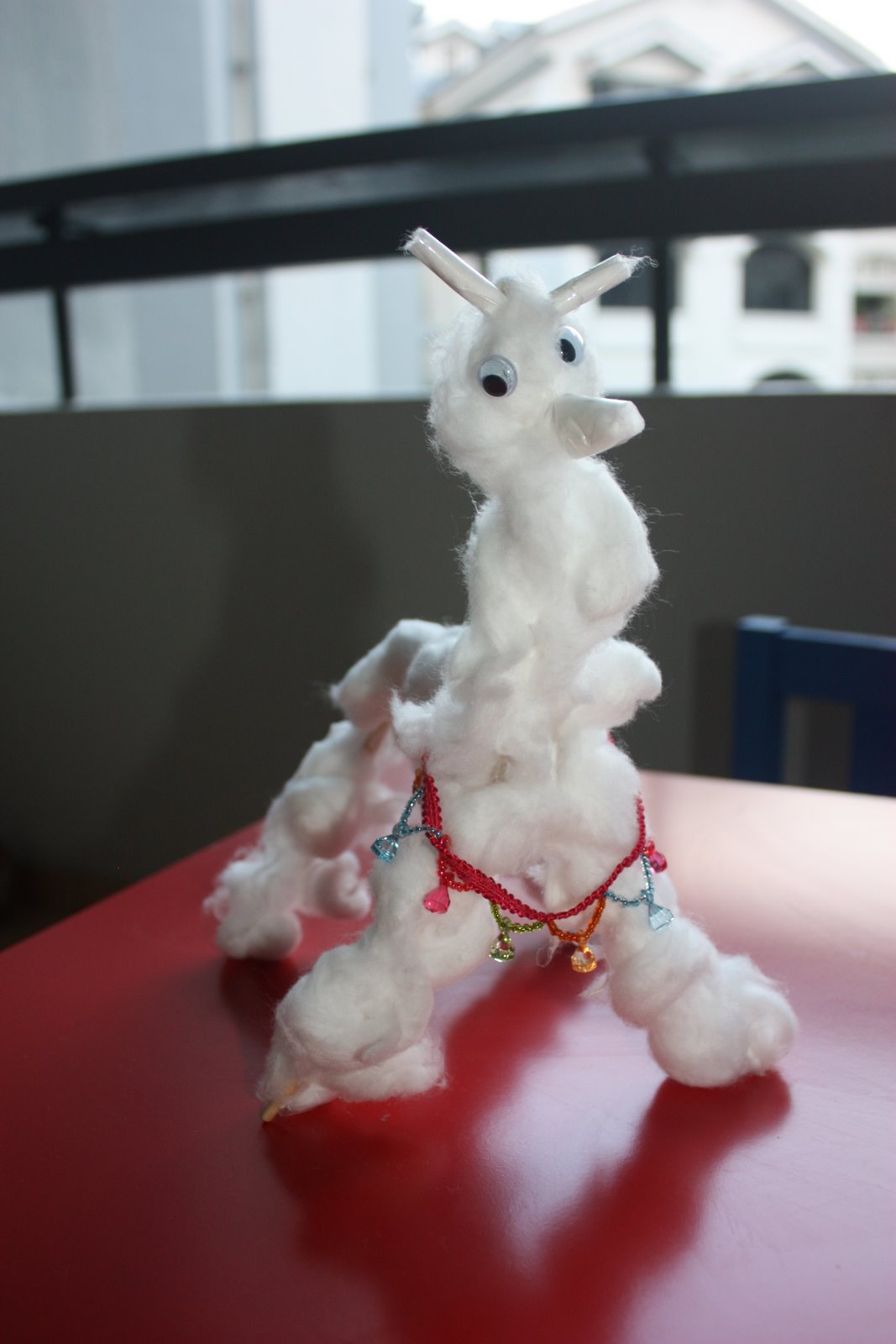 whirls and twirls around the world Peru crafts Llama toy