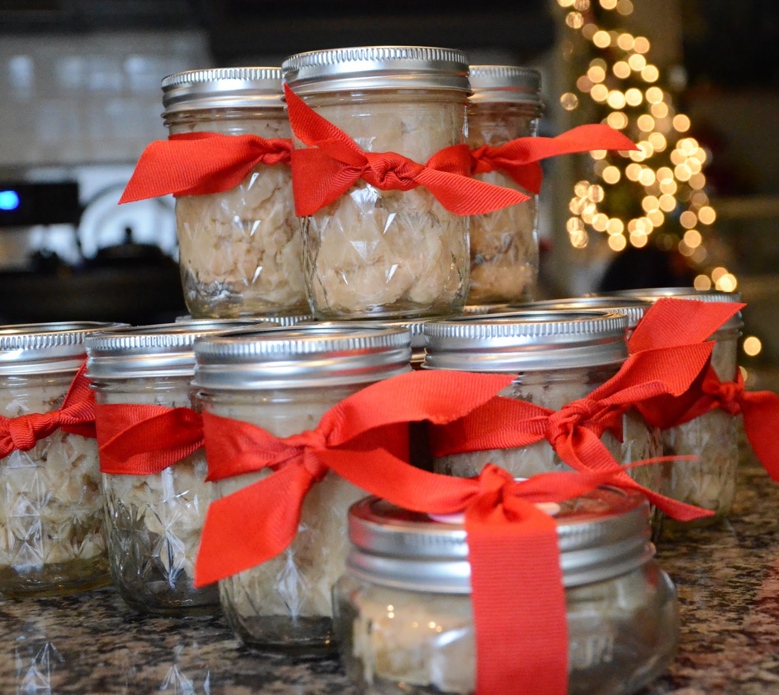 mason jar champagne cinnamon honey butter gifts