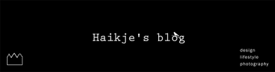 Haikje's blog