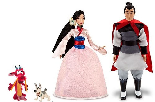 muñecos de mulan