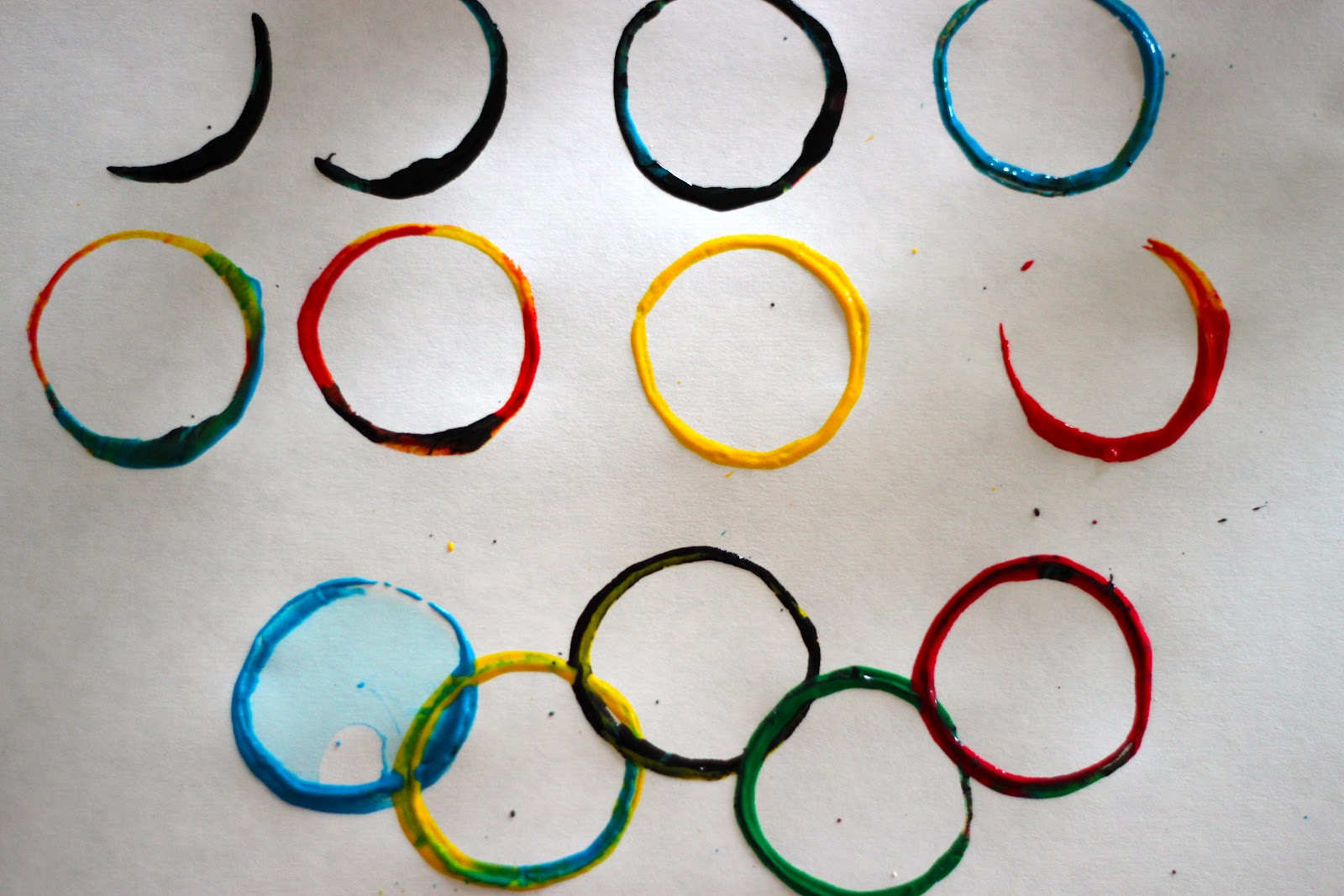 Playing House Making Olympic Rings