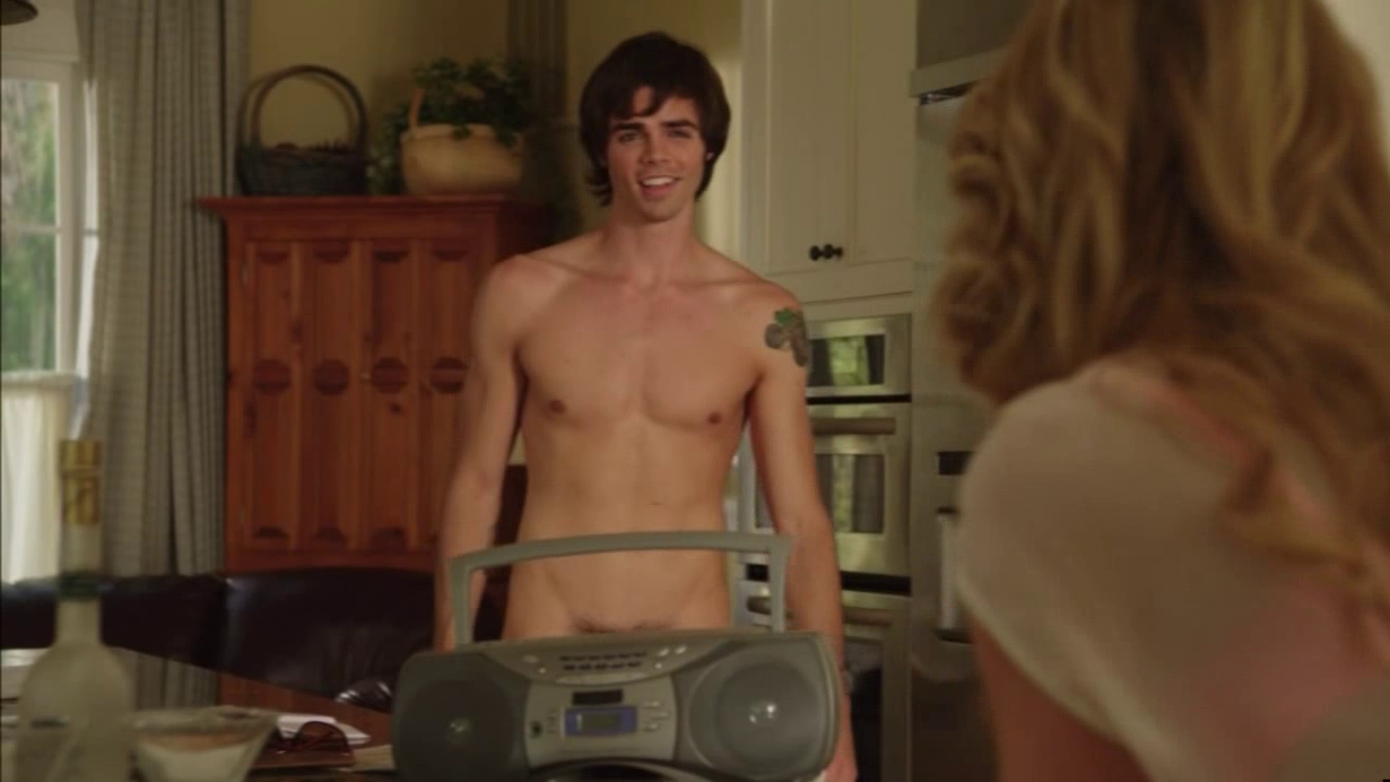 Reid Ewing - Shirtless, Barefoot & Naked in "10 Rules for Sleeping...