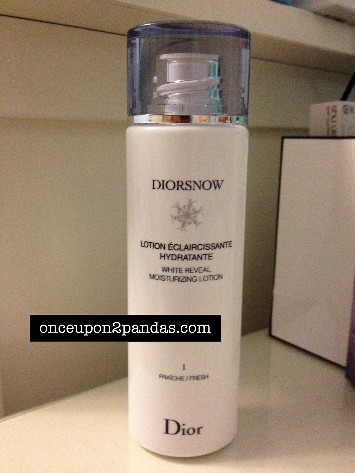 Once Upon 2 Pandas Dior's DiorSnow Skincare Line Review