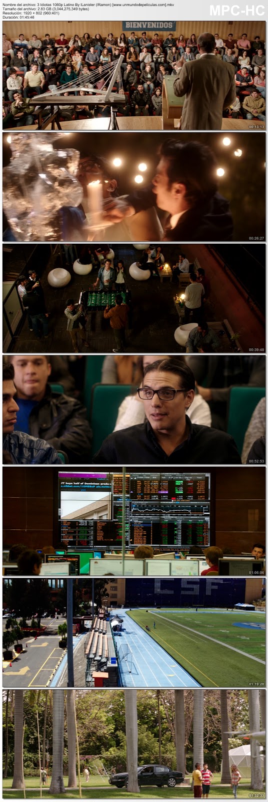 Capturas de la película.