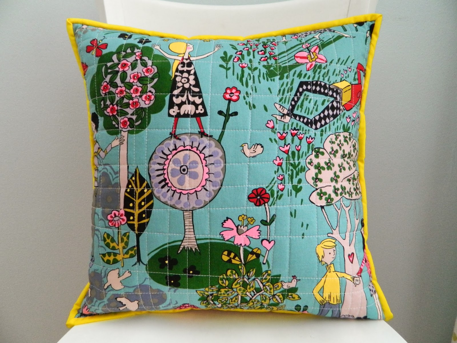 s.o.t.a.k handmade whole cloth quilted pillow cover {a tutorial}