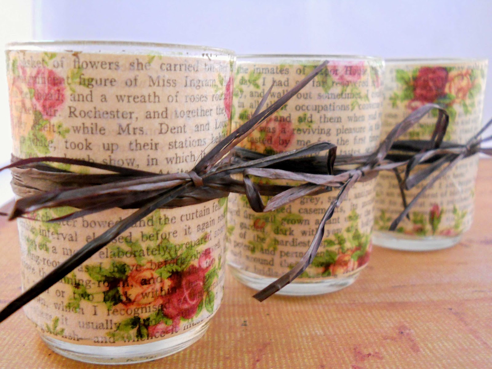 Lovely Fever Decoupage Candle Holder Mania