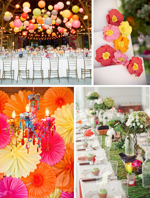Beloved Blog Pink And Yellow Wedding Decorations