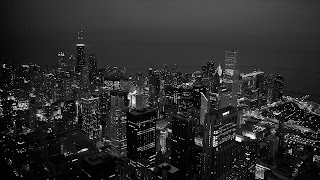city buildings night mode hd photography