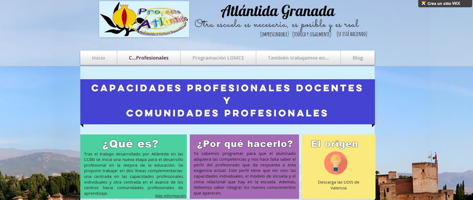 Capacidad Profesional Docente-Granada