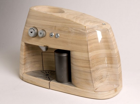 Creative Espresso Maker Norwegian Wooden Materials Best-Design-Idea