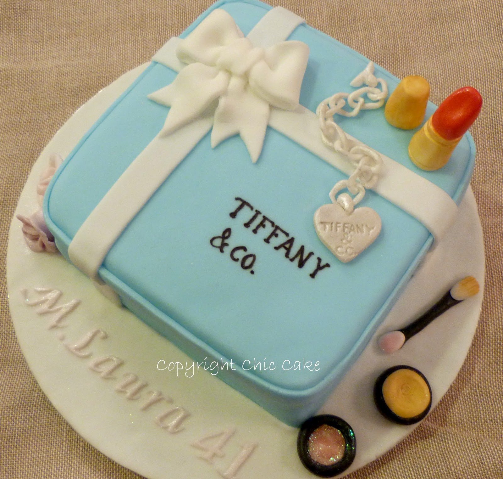 Corso cake design -modulo base- scatola Tiffany da Chic ...