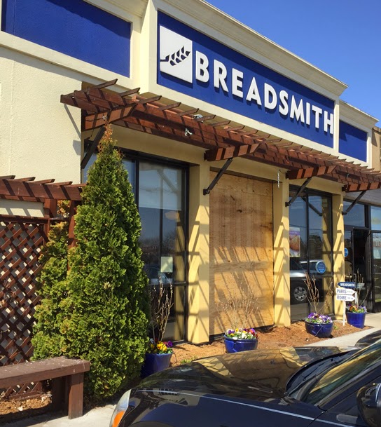 Breadsmith Storefront Under Repair